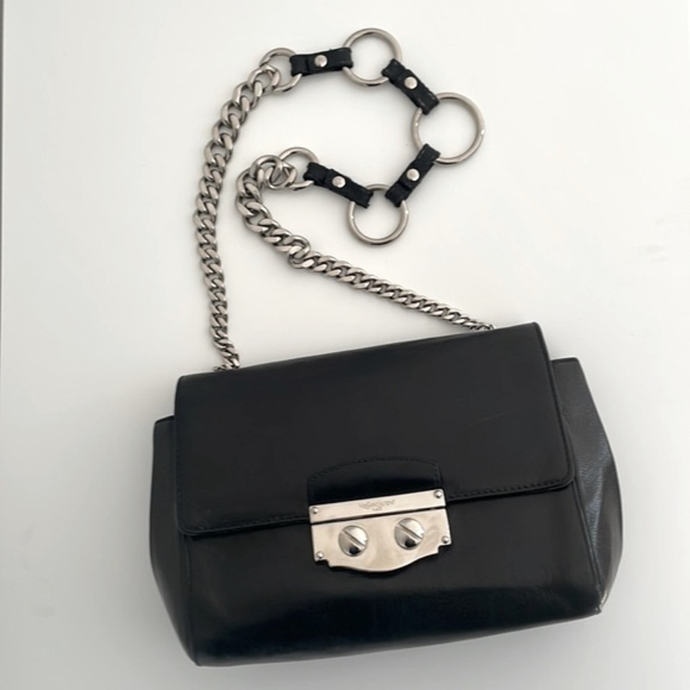 YSL Purse with a metal chain